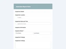 Electrical Inspection Form Template | Convert Form to QR Code