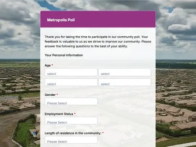 Lifestyle Preference Poll Template [City/State]