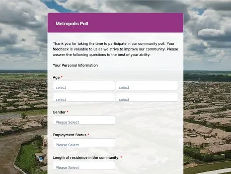 Lifestyle Preference Poll Template [City/State]