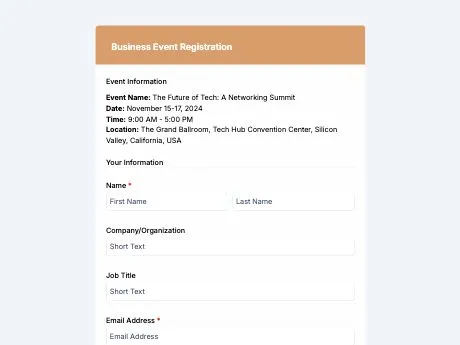business-event-registration-form
