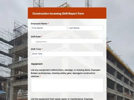 construction-incoming-shift-report-form