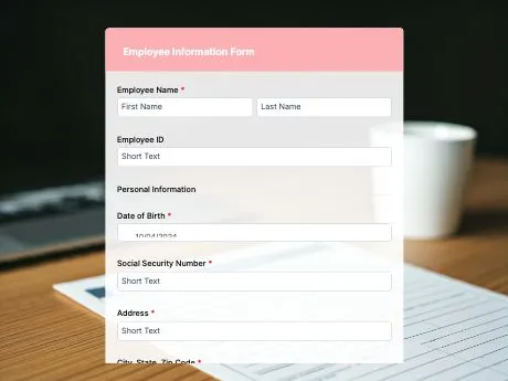 employee-information-form
