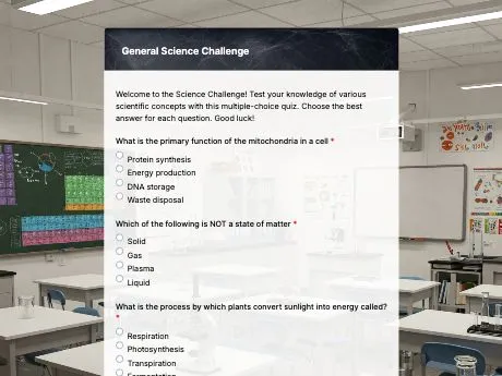 general-science-challenge