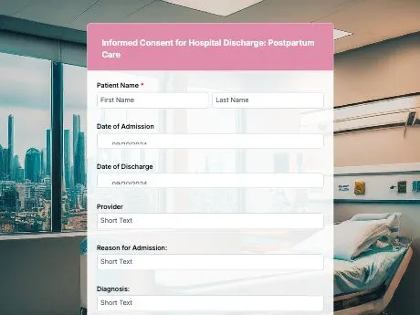 informed-consent-for-hospital-discharge-postpartum-care