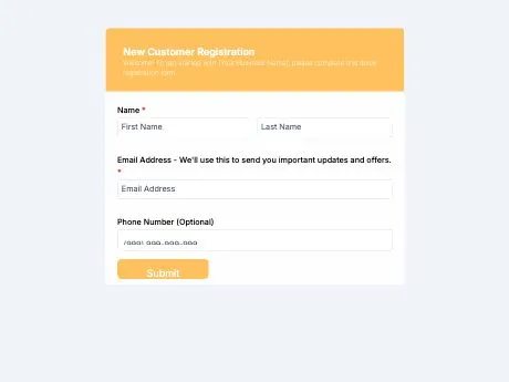 new-customer-registration-form