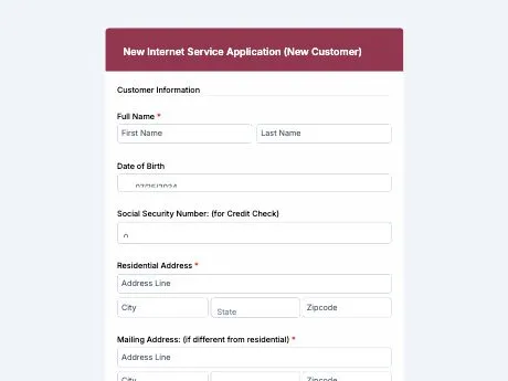 new-internet-service-application-form-template