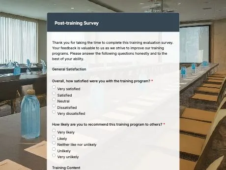 post-training-survey