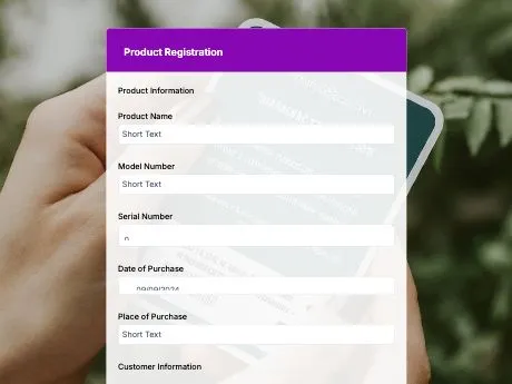 product-registration