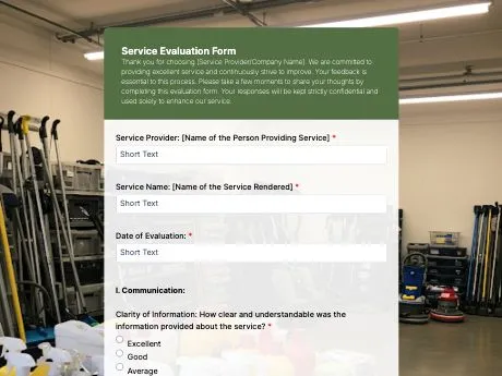 service-evaluation-form