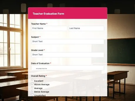 teacher-evaluation-form