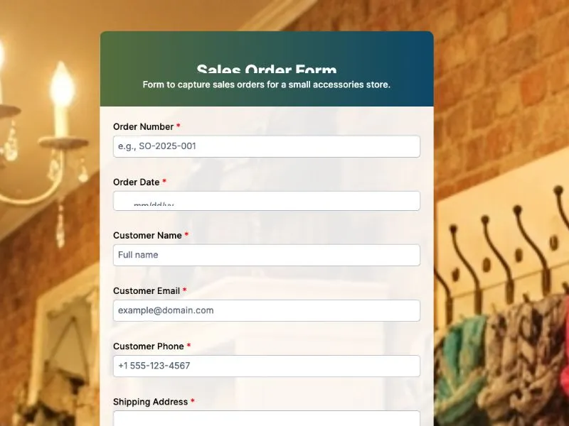 sales-order-form