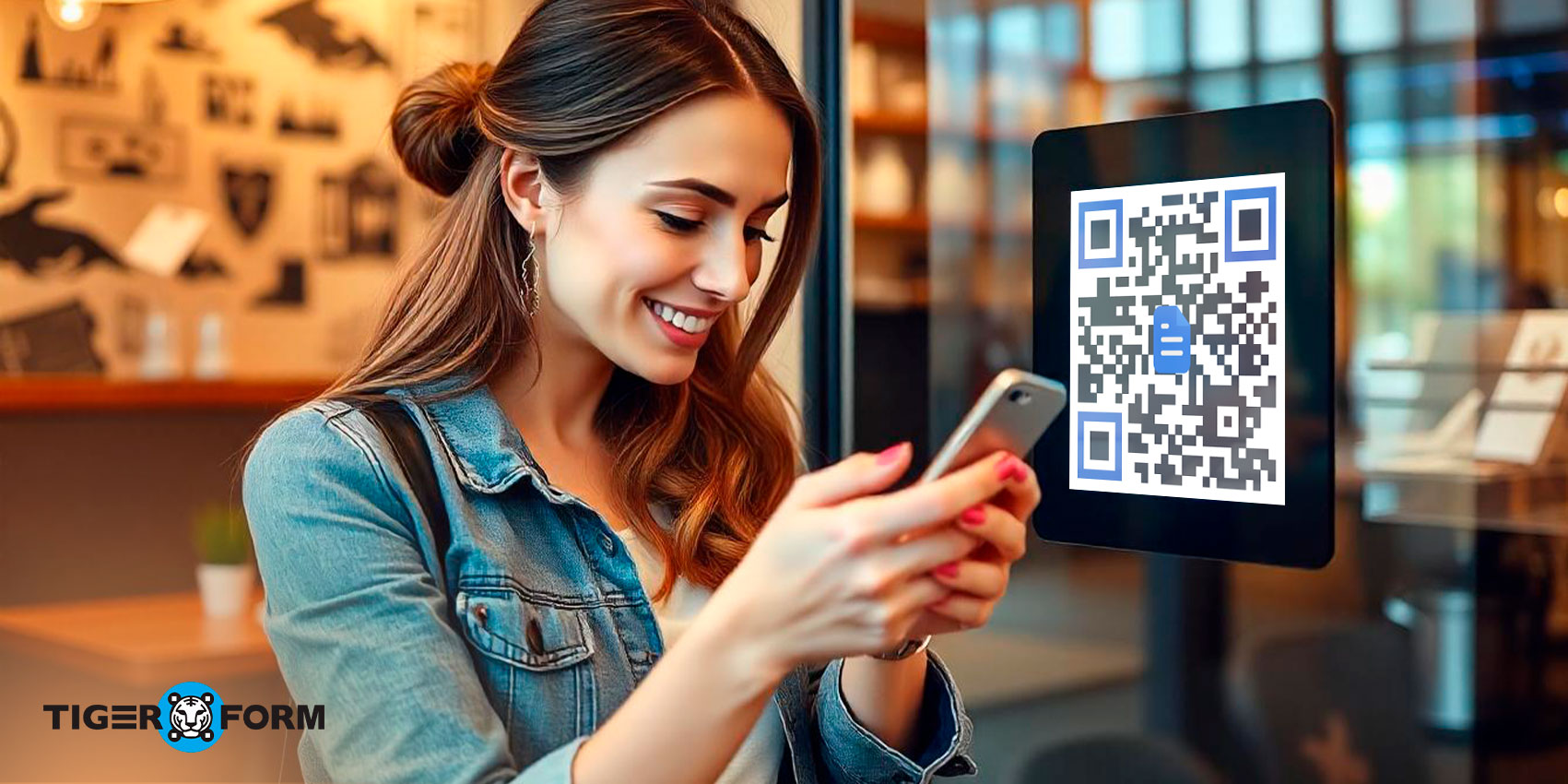 Scanning form QR code