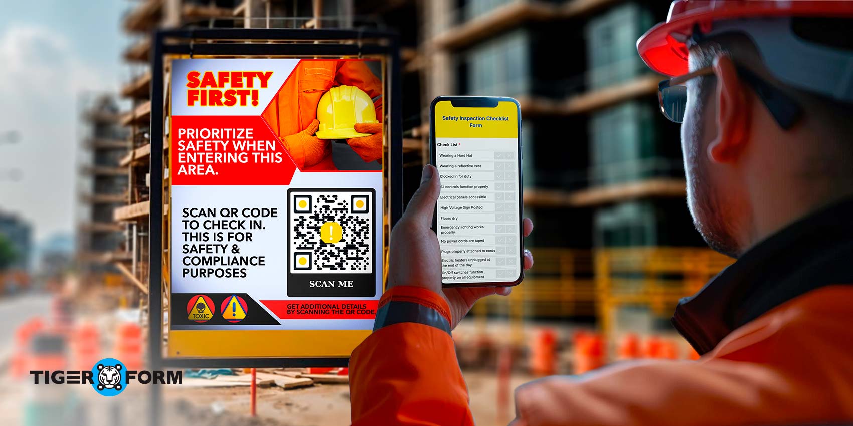 Form QR code for construction