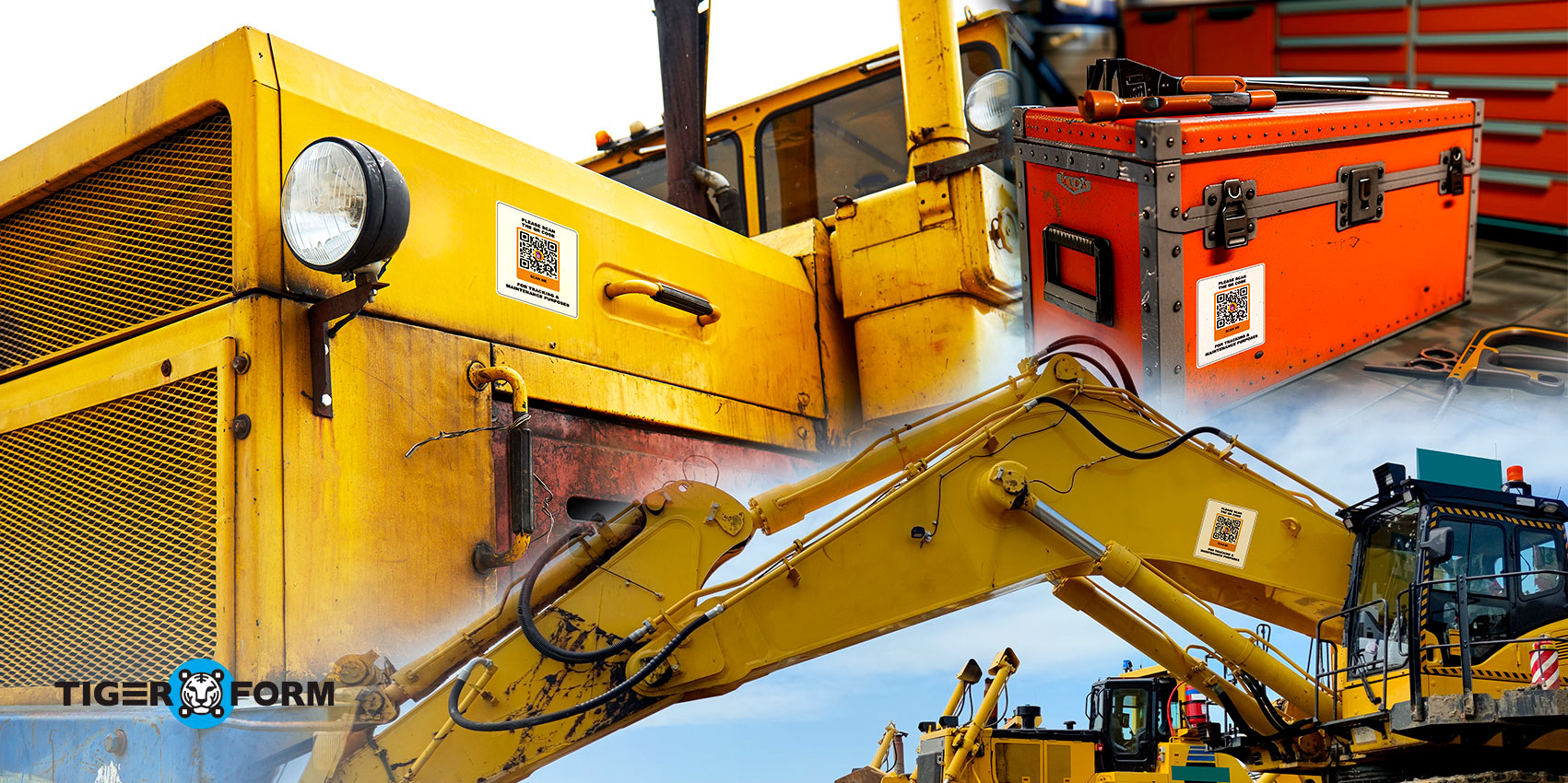 Construction QR code distribution