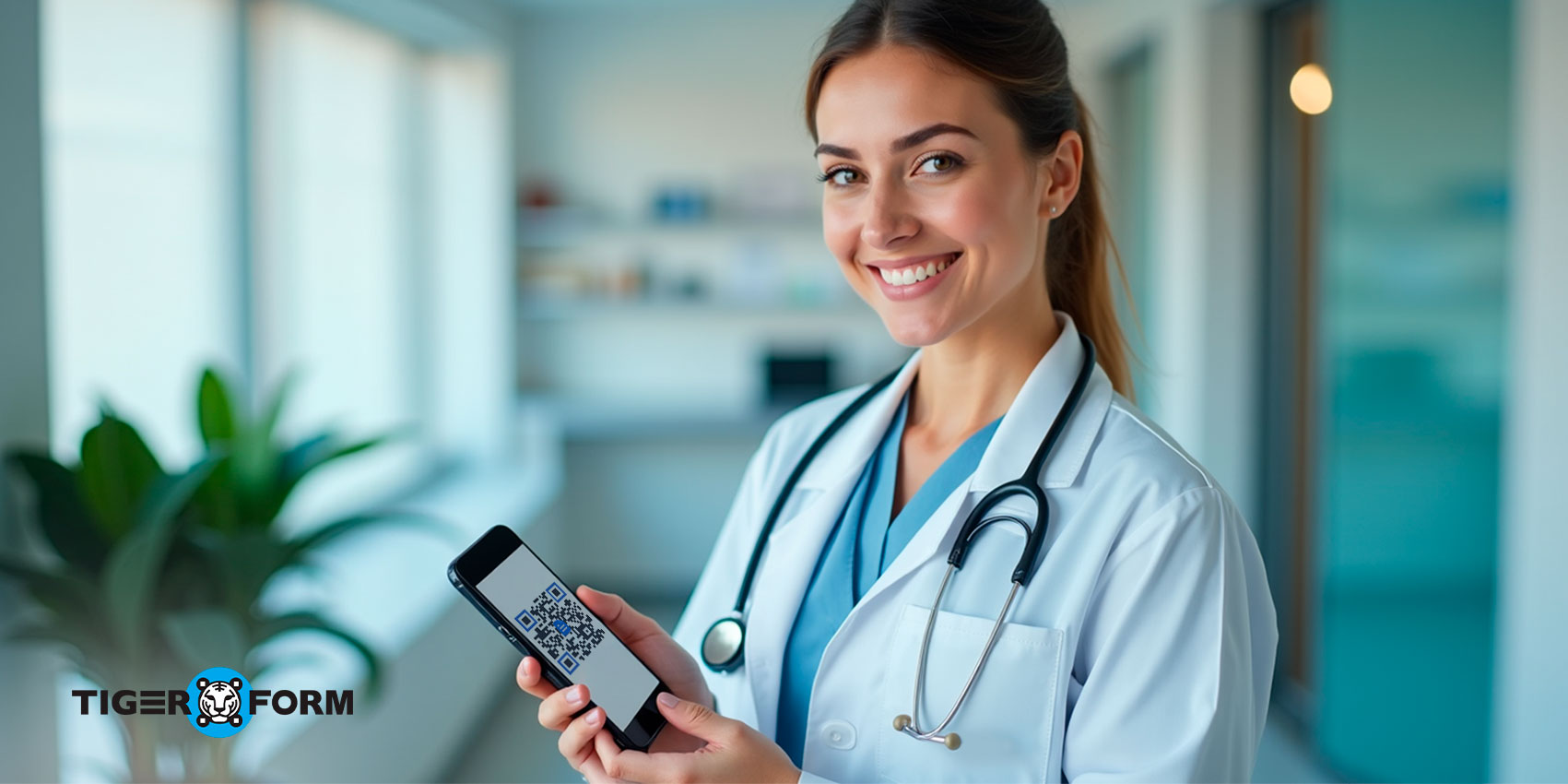 Use of healthcare QR code