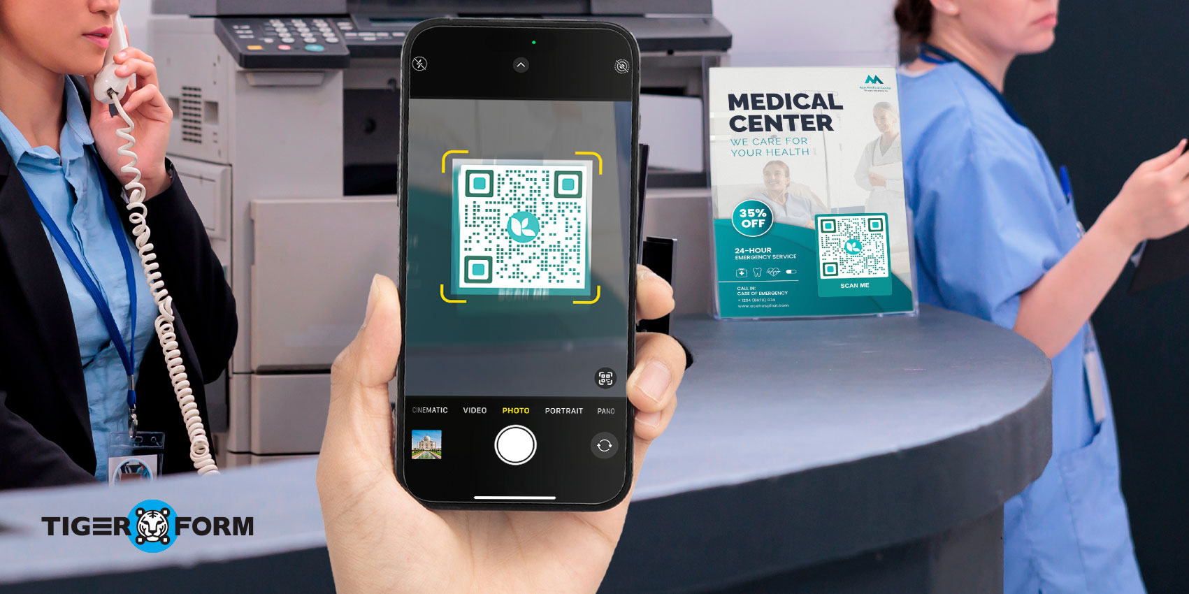 Healthcare QR code scanning