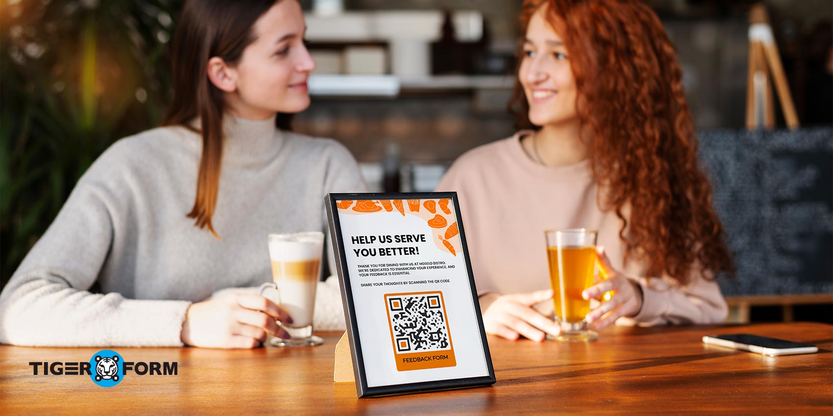 Restaurant QR code form