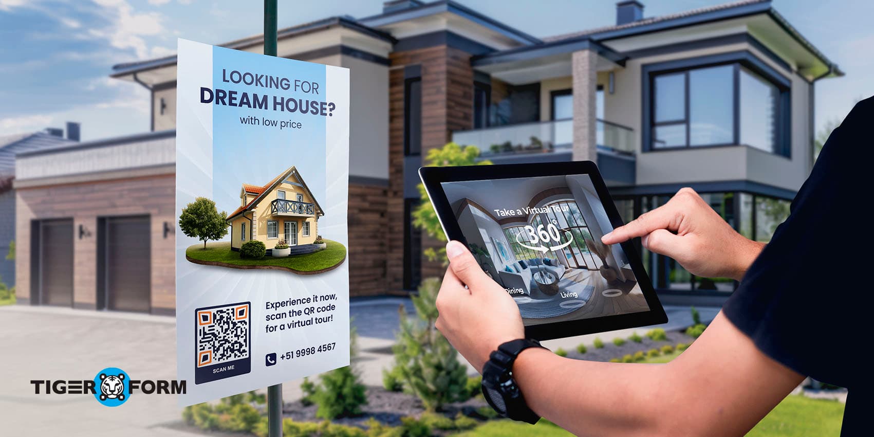 Real estate QR code