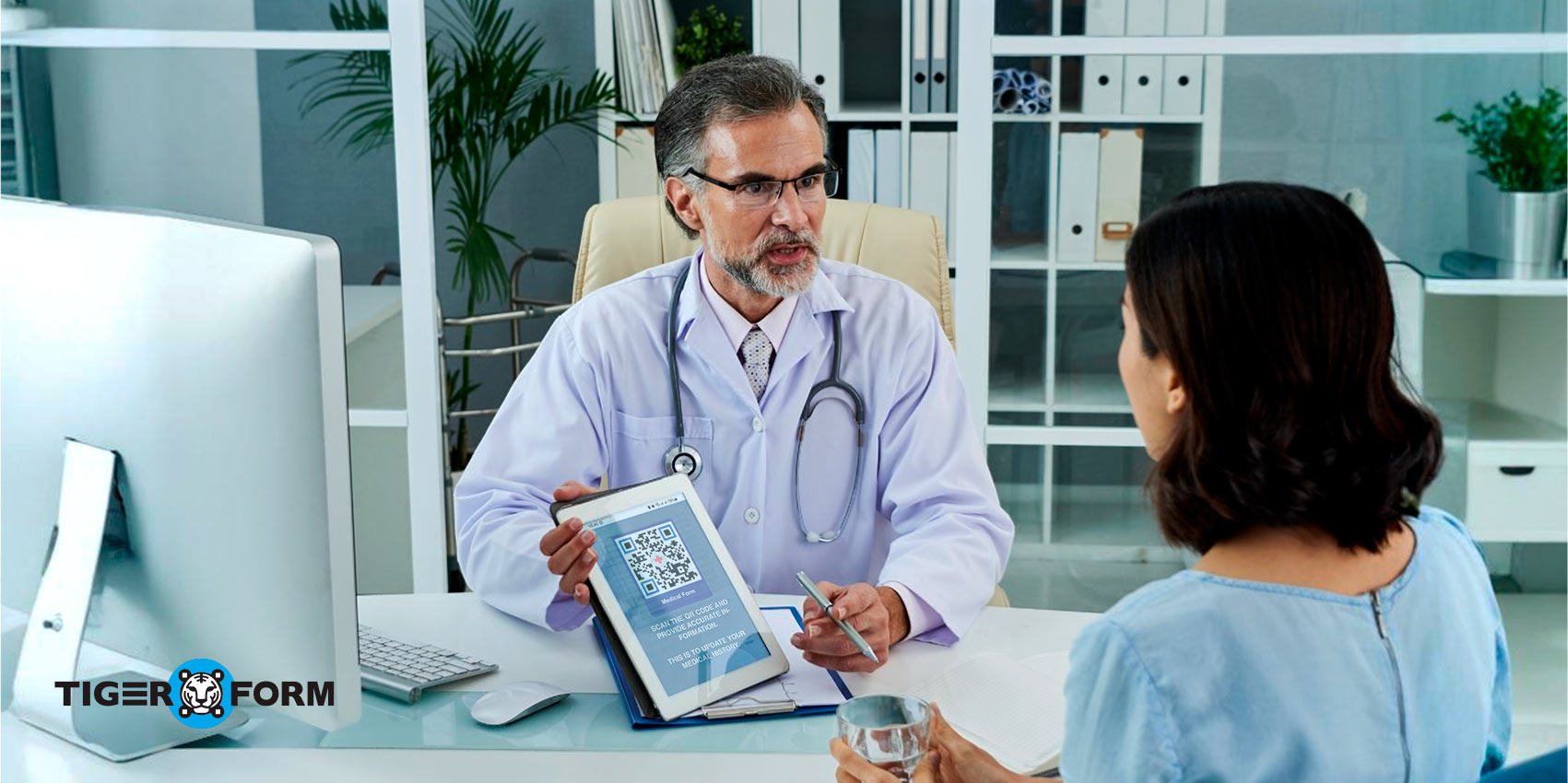 QR code in healthcare setting