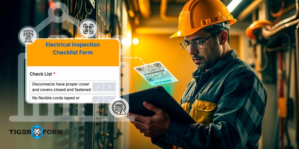 Filling out digital outage report