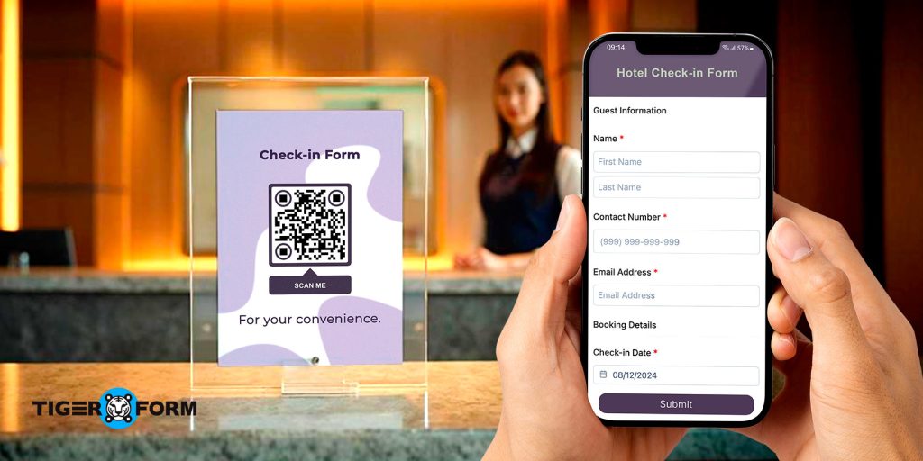 Guest check-in form scanning