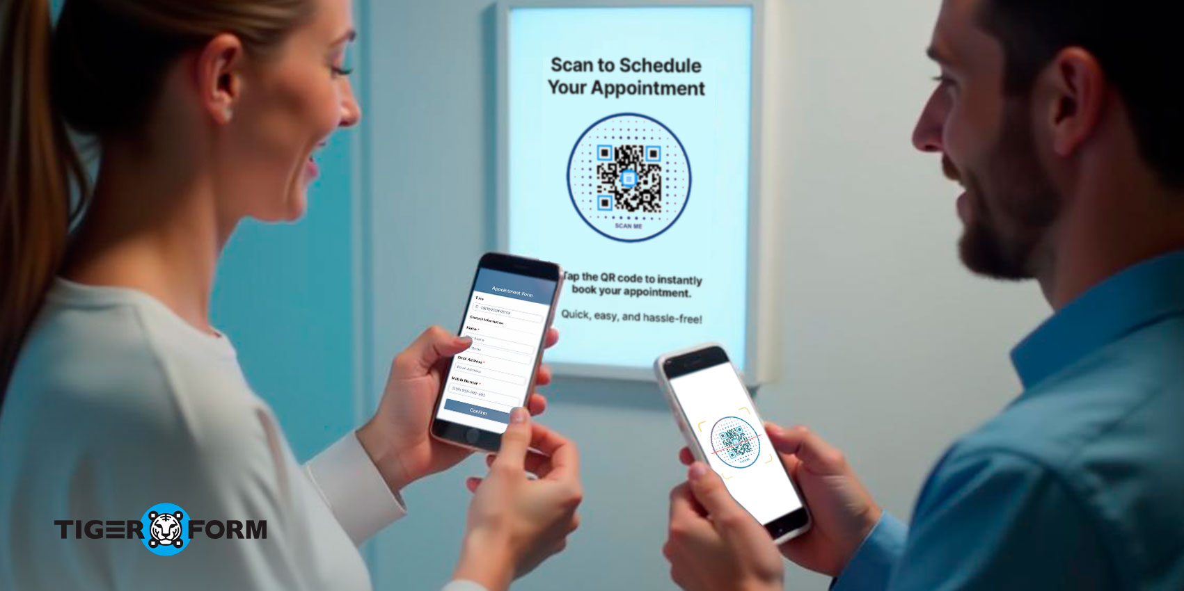 Scanning healthcare appointment form