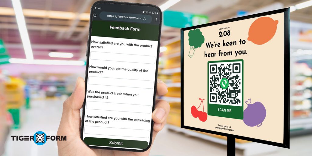 Form QR code for feedback