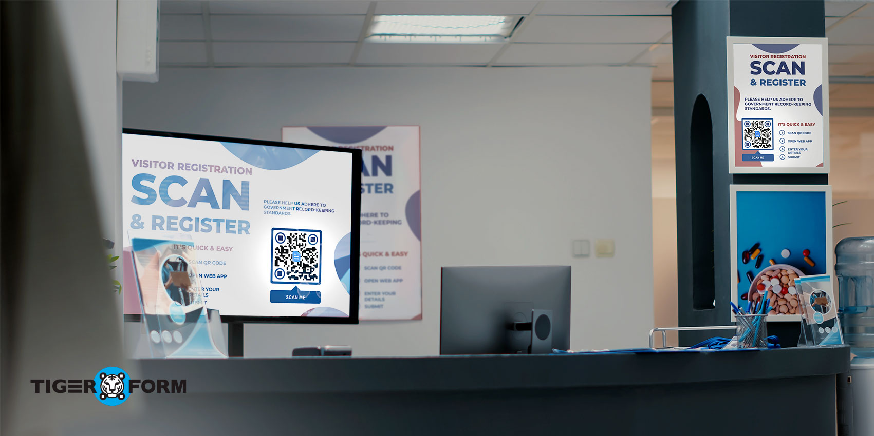 QR code forms proper placement