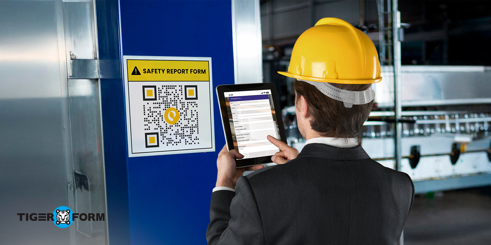 Reporting with QR code form