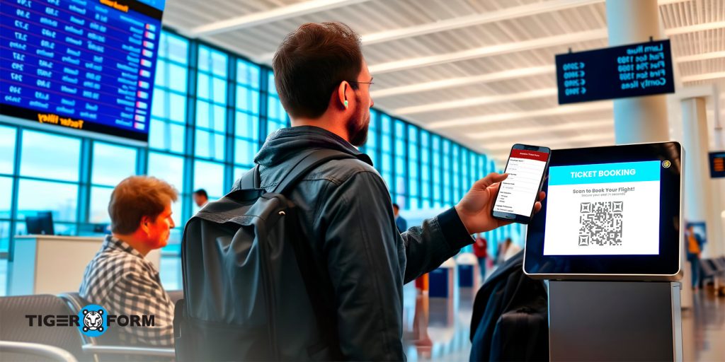 QR ticketing form for transportation
