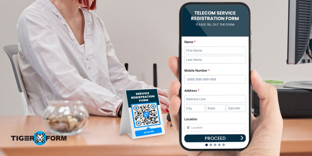 QR code in telecom