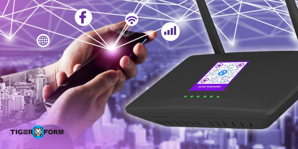 QR form for Wi-Fi