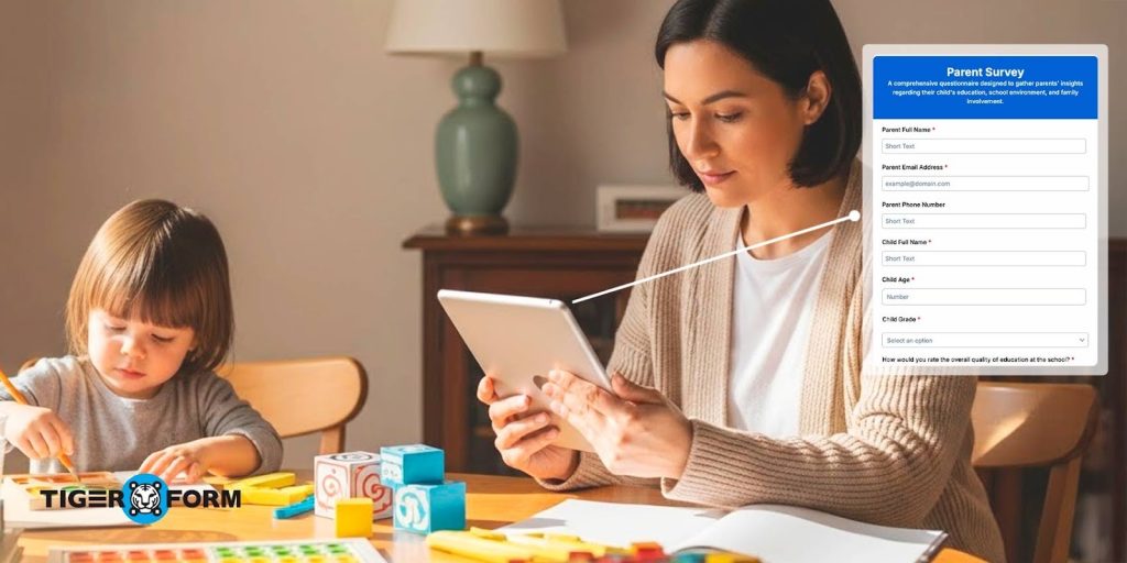 How to create a parent survey