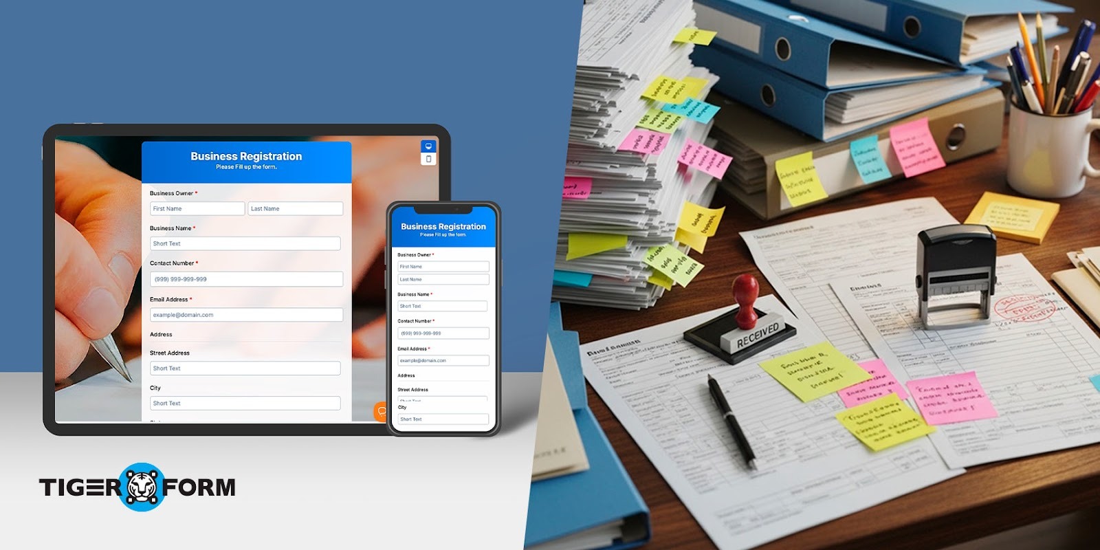 Digital forms vs. paper forms